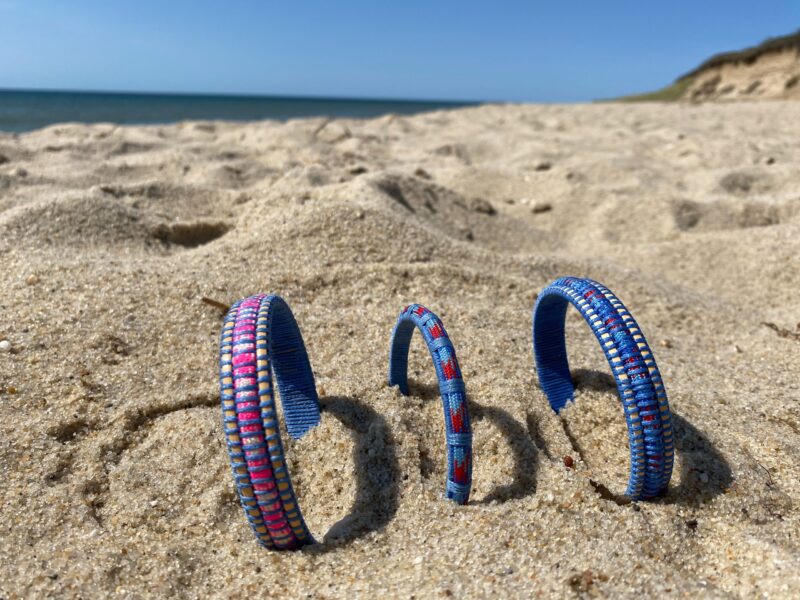 Atlantic Blue + Baby Jack Paracord Bangle - Image 4