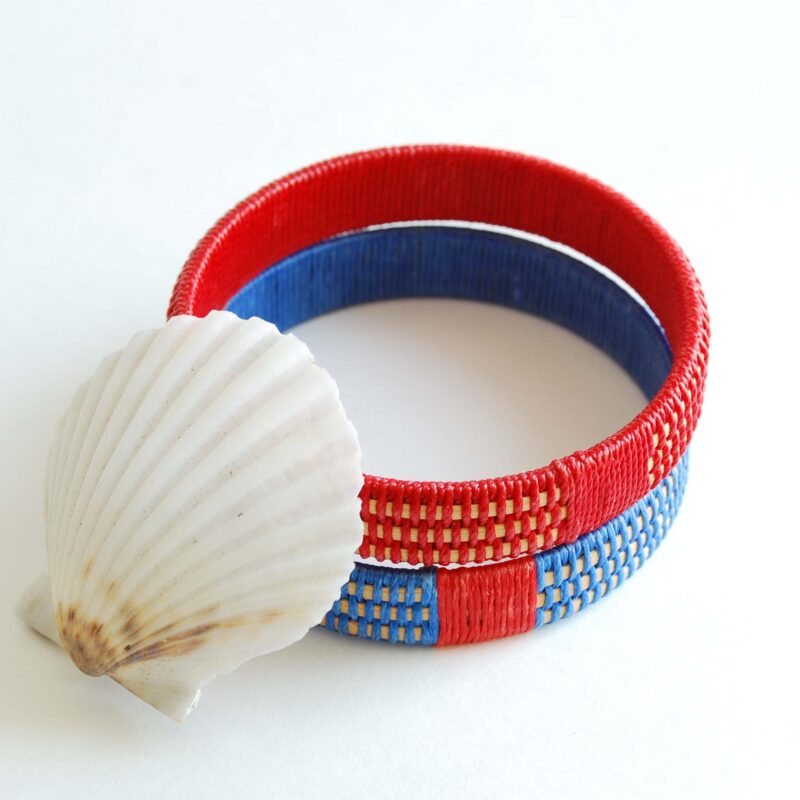 Atlantic Blue + Sankaty Red Bangle - Image 3