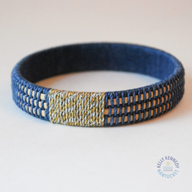 Blueberry + Multimetallic Bangle