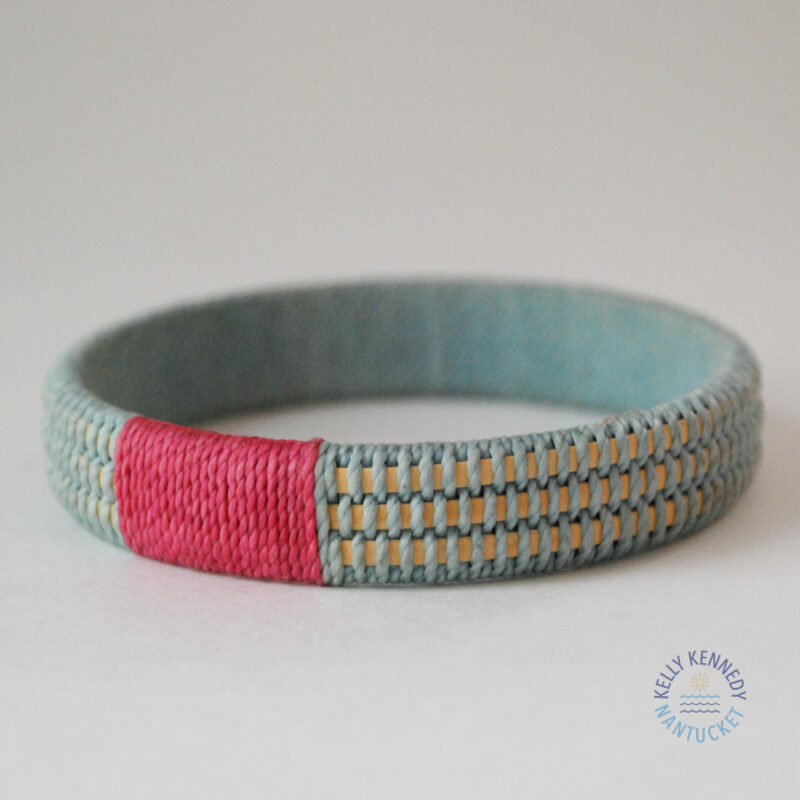 Sky Blue + Wild Raspberry Bangle