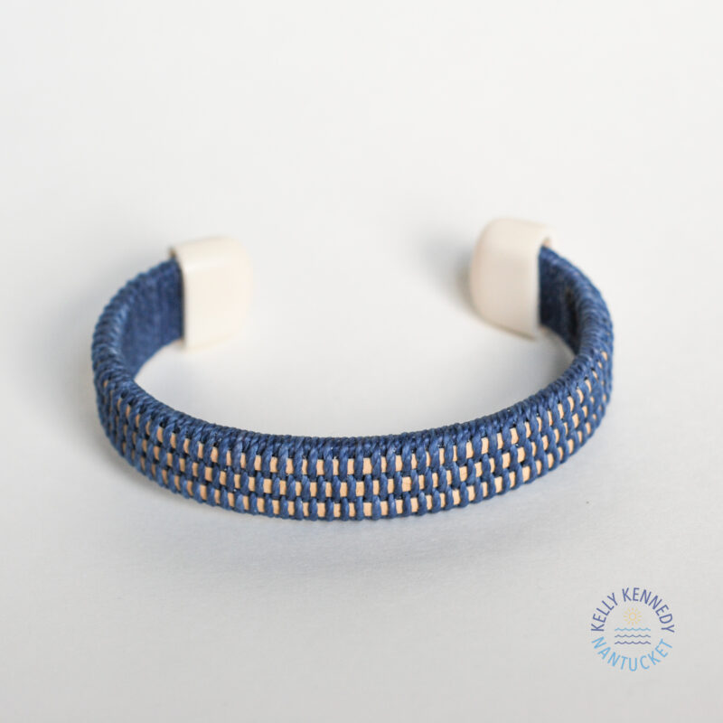 Blueberry 1/2" Cuff + White Endcaps - Image 2